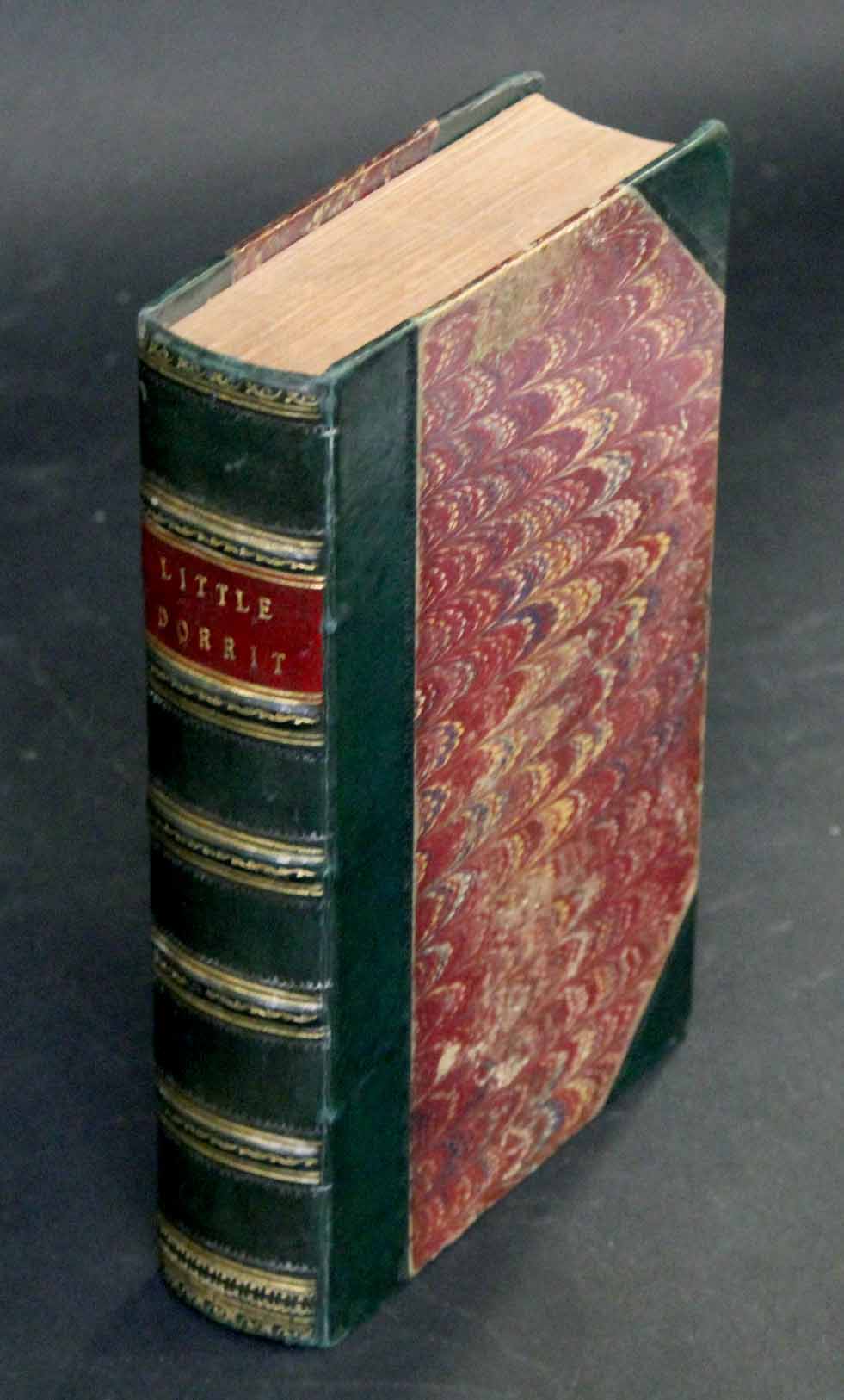 CHARLES DICKENS: LITTLE DORRIT, ill H K Browne, London, Bradbury & Evans, 1857, 1st edition in - Image 2 of 3