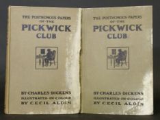 CHARLES DICKENS: THE POSTHUMOUS PAPERS OF THE PICKWICK CLUB, illustrated Cecil Aldin, London,