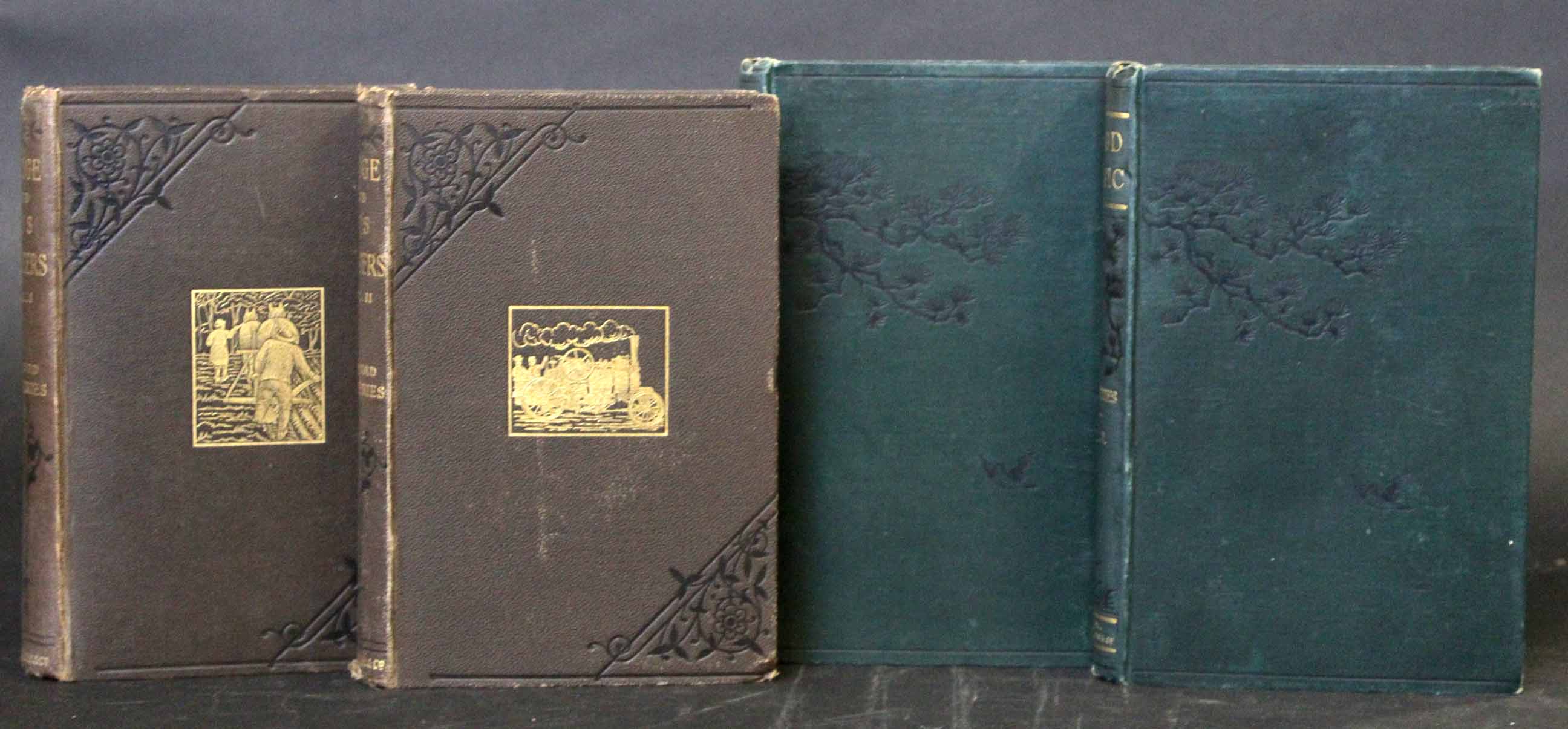 RICHARD JEFFERIES: 2 titles: HODGE AND HIS MASTERS, London, Smith Elder & Co, 1880, 1st edition, 2 - Image 2 of 2