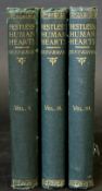 RICHARD JEFFERIES: RESTLESS HUMAN HEART, London, Tinsley Bros, 1875, 1st edition, 3 volumes, half