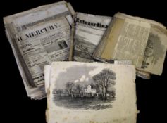Collection of Stanfield Hall murder newspapers (notorious Victorian double murder), 28 November