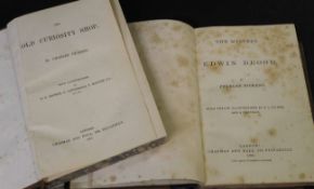 CHARLES DICKENS: 2 titles: THE MYSTERY OF EDWIN DROOD, ill S L Fildes, London, Chapman & Hall, 1870,