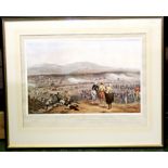 DICKINSON & CO (PUB): BATTLE OF CHILLIANWALAH, (ND), later strike, approx 490 x 370mm, framed and