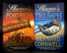 BERNARD CORNWELL: 2 titles: SHARPE'S TRIUMPH, London, Harper Collins, 1998, 1st edition, signed,