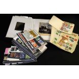 Approx 35 Royal Mint first day covers + stamp stock book containing good quantity stamps