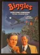 W E JOHNS: BIGGLES DOES SOME HOMEWORK, THE LAST UNFINISHED NOVEL, ill Andrew Skilleter, Watford,