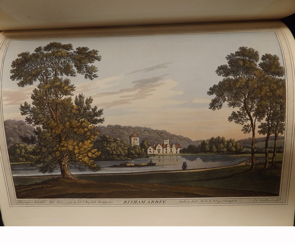 WILLIAM WESTALL AND SAMUEL OWEN: PICTURESQUE TOUR OF THE RIVER THAMES, London, R Ackermann, 1828, - Image 10 of 10