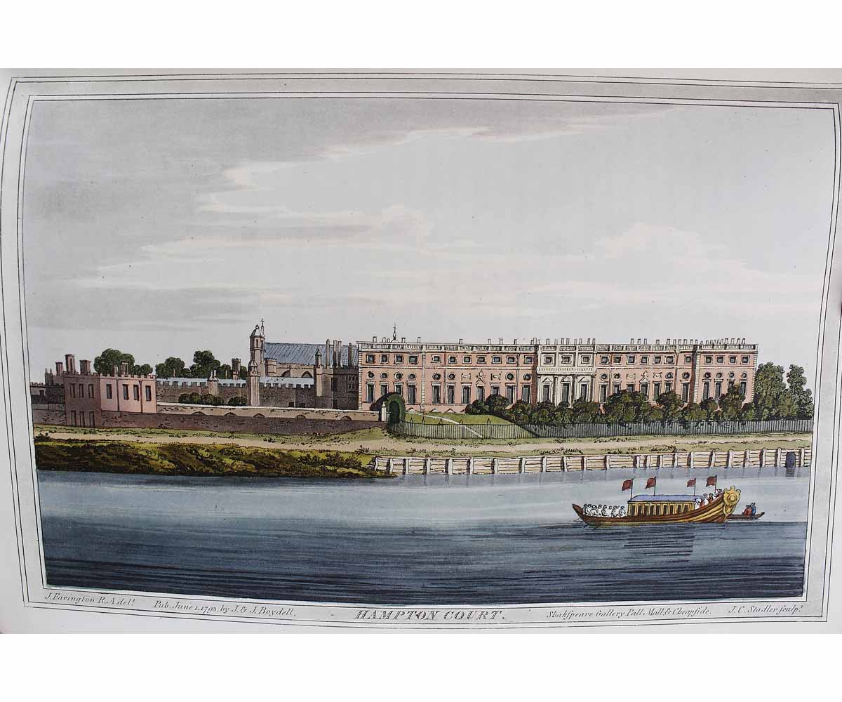 WILLIAM WESTALL AND SAMUEL OWEN: PICTURESQUE TOUR OF THE RIVER THAMES, London, R Ackermann, 1828, - Image 3 of 10