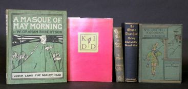 W GRAHAM ROBERTSON: A MASQUE OF MAY MORNING, London and New York, John Lane, 1904, 1st edition, 12