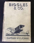 W E JOHNS: BIGGLES & CO, Oxford University Press 1936, 1st edition, coloured frontis, 6 full page