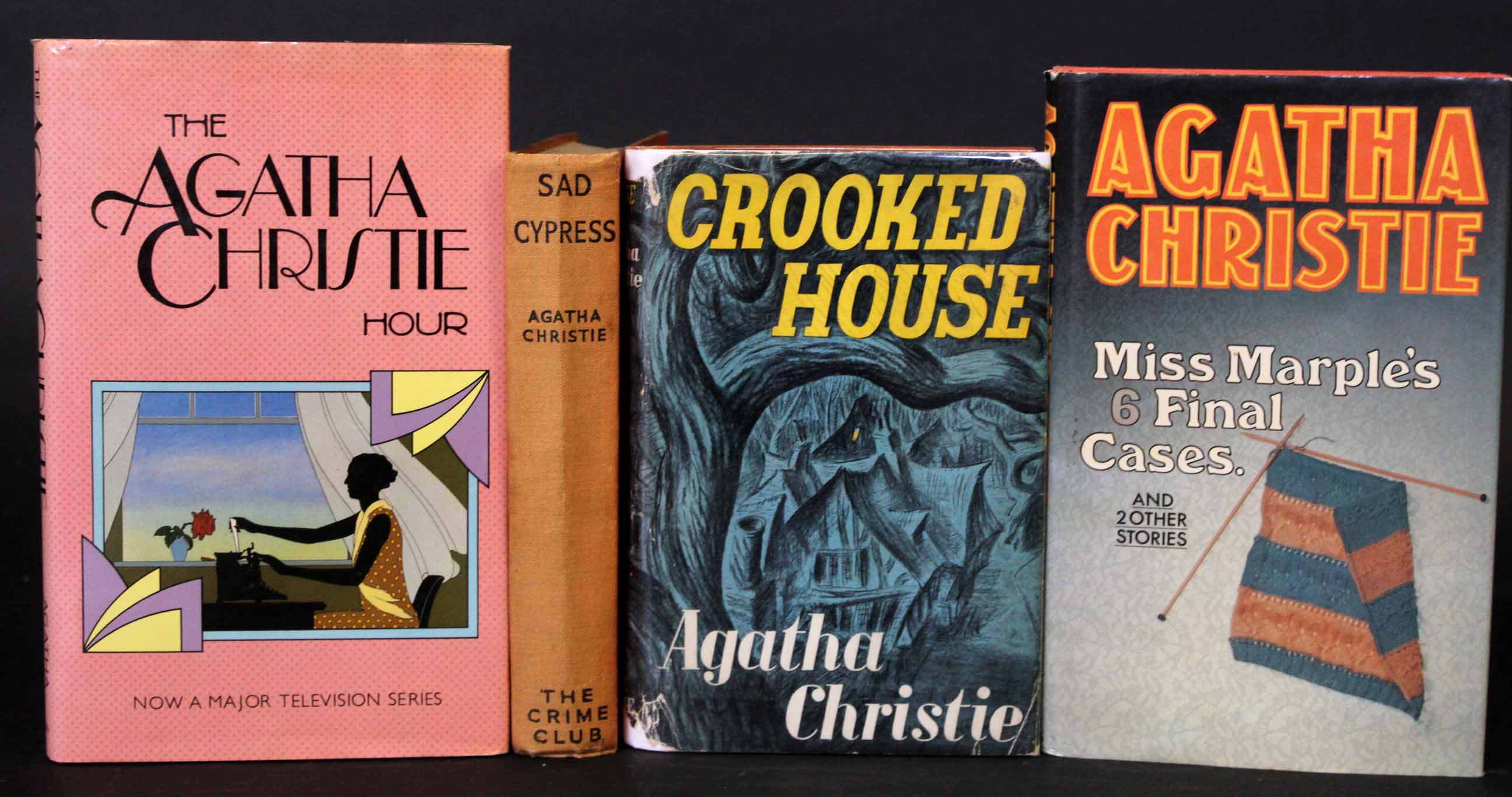 AGATHA CHRISTIE: 4 titles: SAD CYPRESS, Collins for The Crime Club, 1940, 1st edition, original