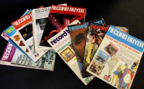 Sixteen RECORD BUYERS magazines, 11 for 1969 and 5 copies for 1970