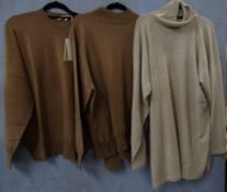 Three Cashmere Company ladies pullovers