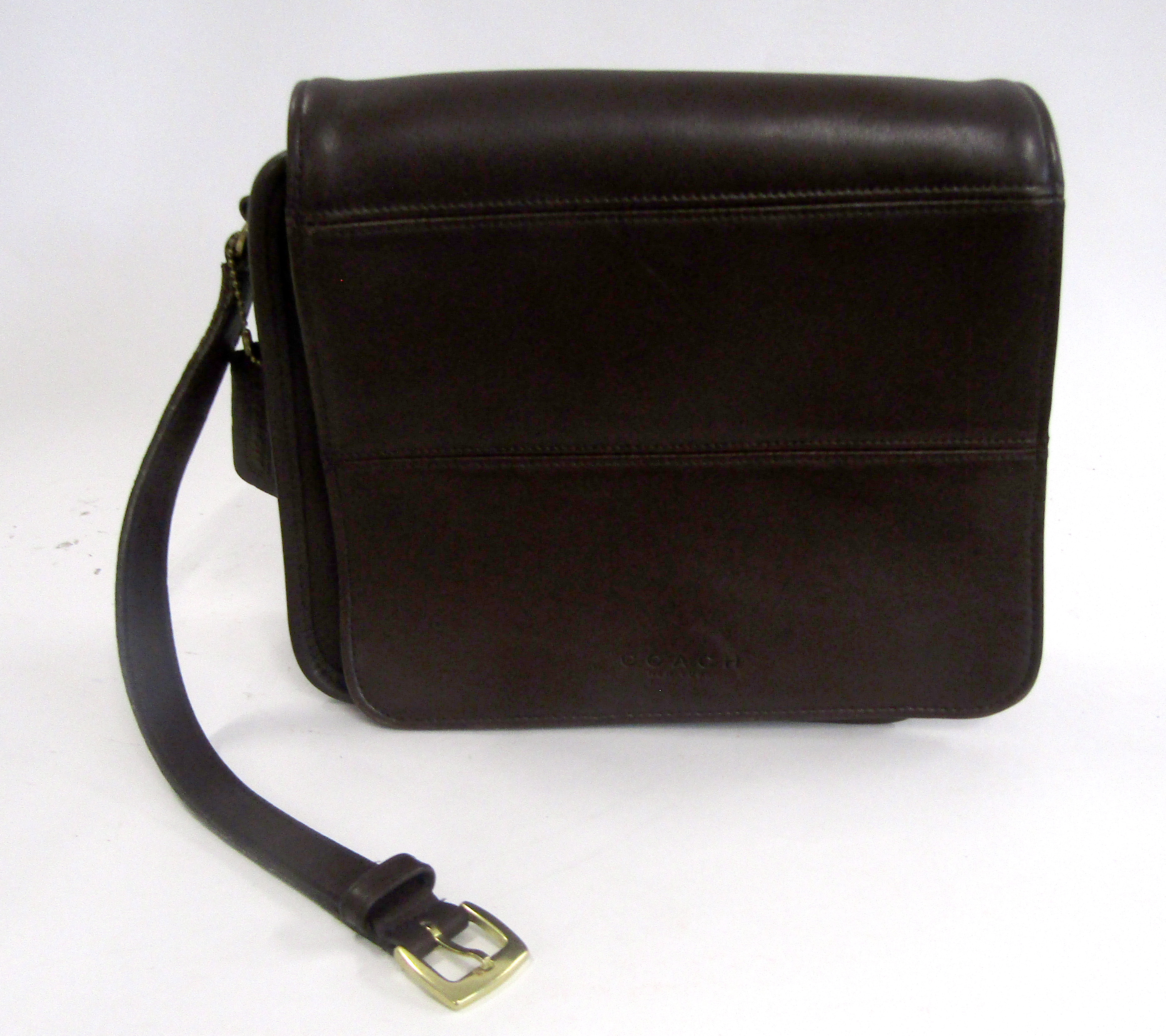 Coach ladies brown leather handbag, ref no L7D-9092 - Image 2 of 2
