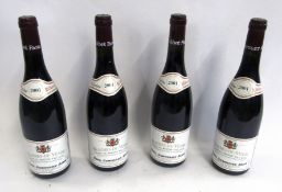 Four bottles of Beaumes de Venise Cotes du Rhone Villages 2001