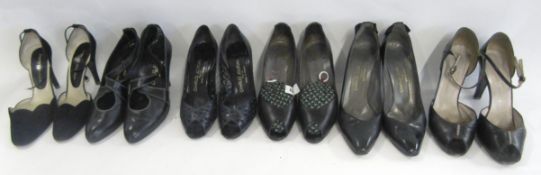 Twelve pairs of various ladies shoes by Charles Jourdain, various designs, colours etc