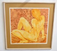 Elizabeth Schubart (20th century), "Early Morning", coloured artist's proof, signed, initialled A/