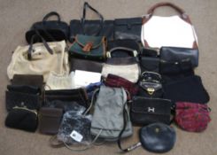 Box collection of various ladies handbags including Dofan, Dooney & Bourke etc