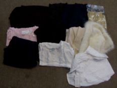 Box of various ladies jumpers and other clothing etc