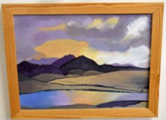 •AR Susy Rosen (20th century), "Sunrise over the Bot River, near Hermanus, South Africa", oil on