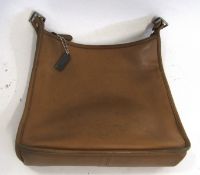 Ladies pale leather handbag by Coach, ref number F9P-9073