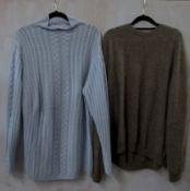 Collection of four ladies cashmere jumpers, various makers