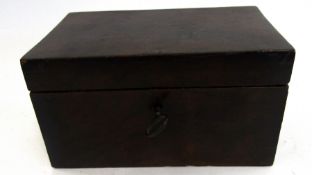 Small wooden box containing items of costume jewellery including a number of bangles and several