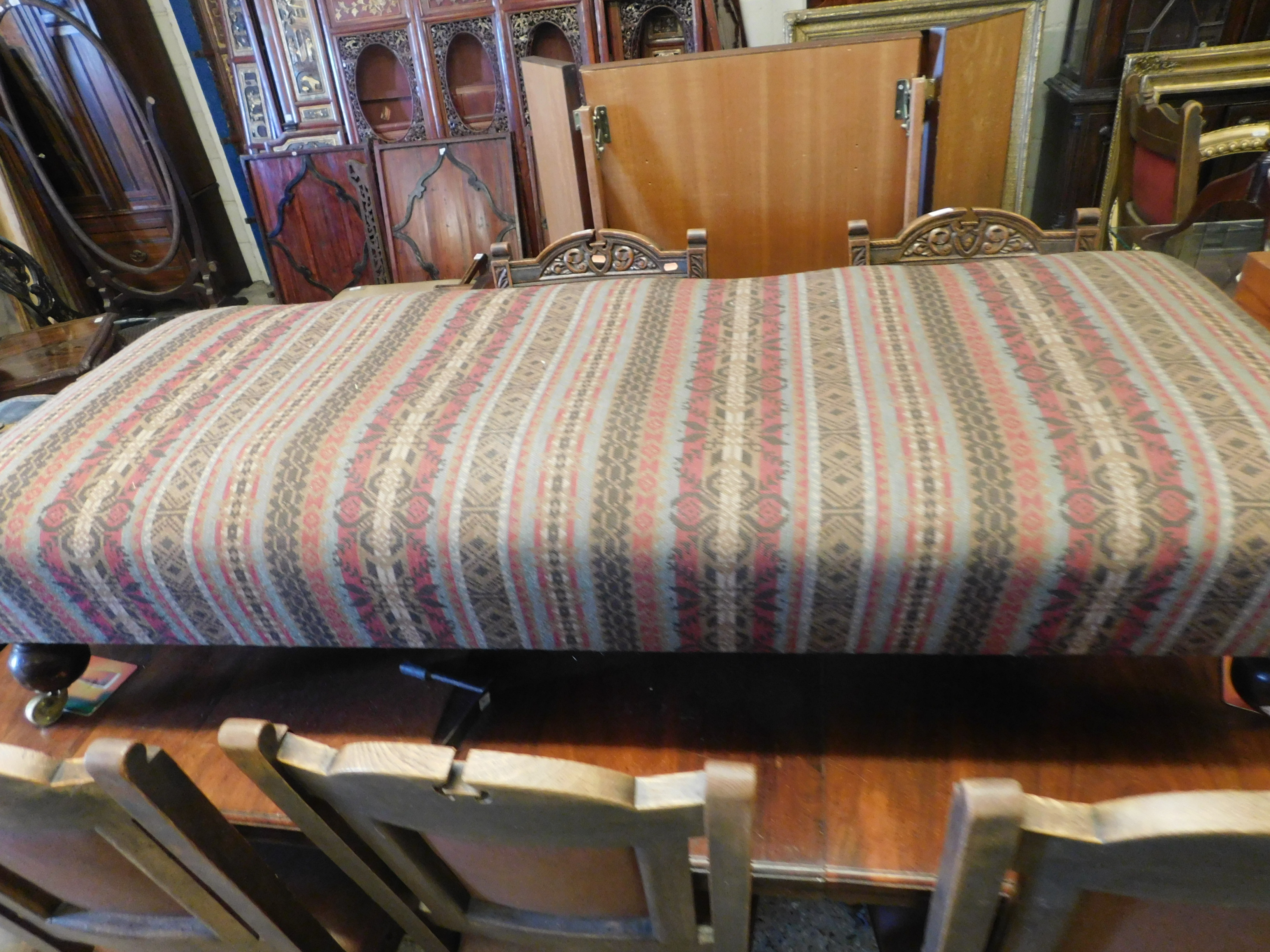 LARGE UPHOLSTERED FOOTSTOOL 160CM LONG