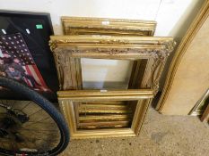 FIVE GILT PICTURE FRAMES