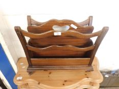 TEAK MAGAZINE RACK