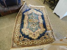 GOOD QUALITY MODERN BLUE AND CREAM CARPET