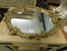 RESIN OVAL WALL MIRROR