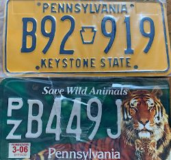 Online Auction of United States Car Number Plates
