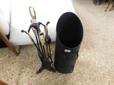 MODERN COAL SHOOT AND HAND IRON SET