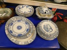 PART SET OF WOODS AND SON YUAN WARE DINNER WARES