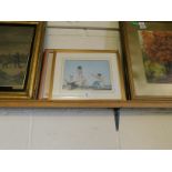 A RUSSEL FLINT PRINT AND A FURTHER PRINT OF POTTER HEIGHAM AND STALHAM DYKE (3)
