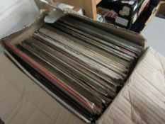 BOX OF MIXED VINYL RECORDS