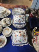 MIXED LOT OF AUSTRIAN CARLSBAD PART DINNER WARES