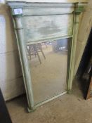 PAINTED PIER MIRROR WITH HALF TURNED COLUMNS