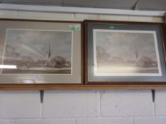 TWO ROWLAND HILBER PRINTS (2)