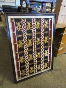 GOOD QUALITY FRAMED EMBROIDERED PANEL