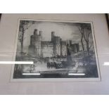 FRAMED ETCHING OF A CASTLE