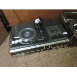 HITACHI TURNTABLE WITH BUILT IN CASSETTE PLAYER AND TUNER