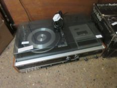 HITACHI TURNTABLE WITH BUILT IN CASSETTE PLAYER AND TUNER