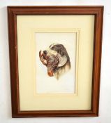 H C Couldwell (20th Century), Spaniel and Game, watercolour, signed and dated 1922 lower right, 27 x