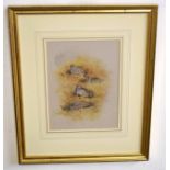 AR Ian Bowles (Born 1947), Partridge, watercolour, signed lower right, 30 x 22cm