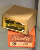 ADURAFLO "A StrikeRight" Reel (boxed) together with STEELITE Model 24.S (boxed) (2)