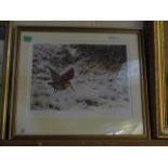 SIGNED ASHLEY BOAN PRINT OF A WOODCOCK