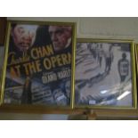 TWO REPRODUCTION FRAMED POSTERS