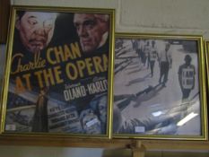 TWO REPRODUCTION FRAMED POSTERS